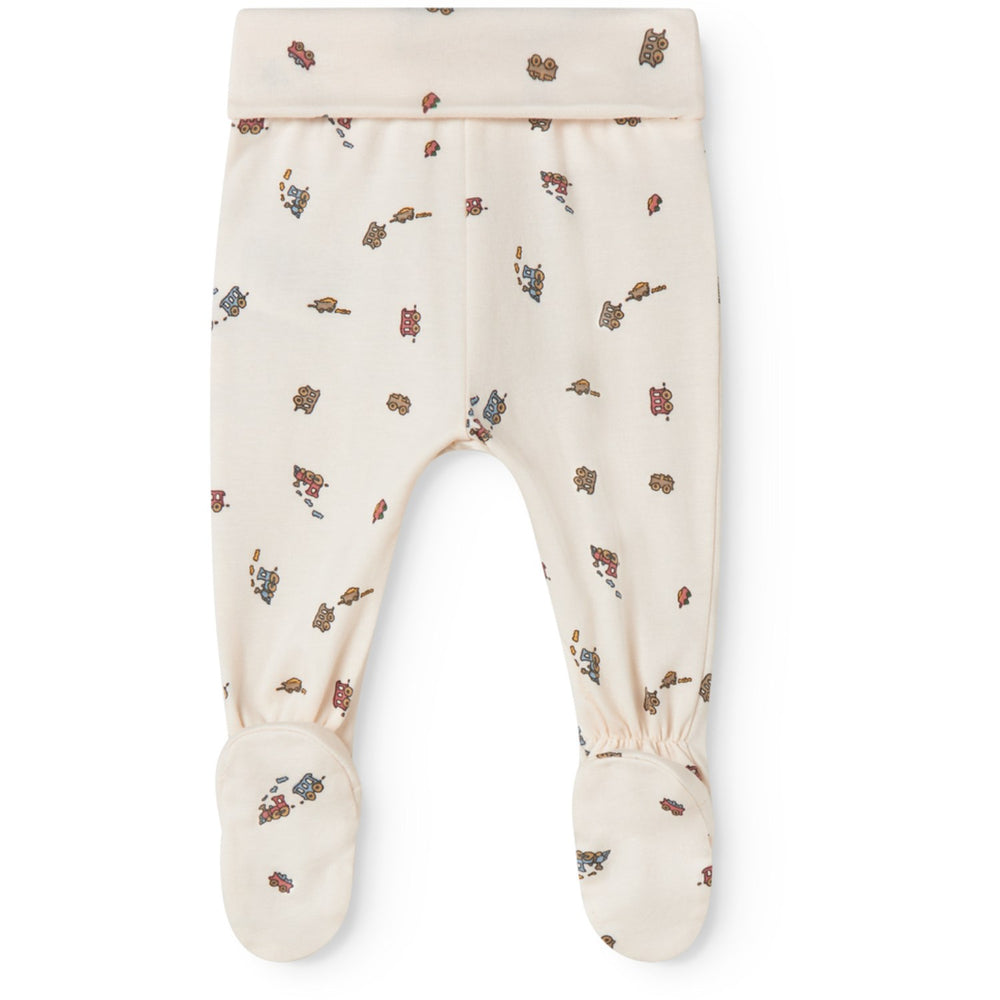 Køb MarMar Newborn Modal Smooth Print Trains Pixa Bukser