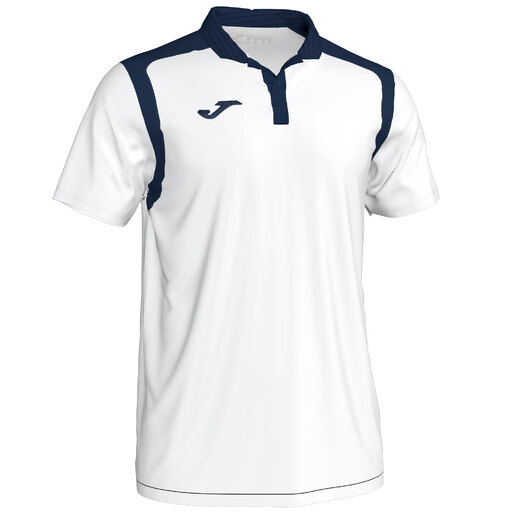 Polo Manga Corta Joma Campeonato V Blanco Marino