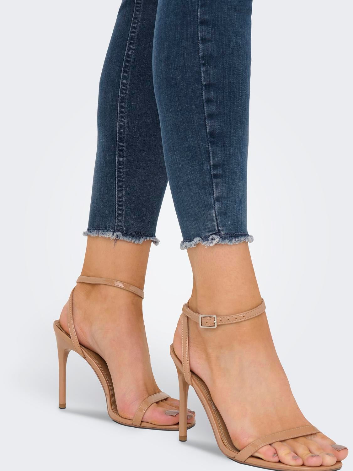 ONLBLUSH Mittlere Taille Skinny Fit Jeans Special Blue Grey Denim