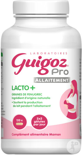 Laboratoires Guigoz Pro Allaitement Lacto+ Complément Alimentaire Maman 120 Gélules