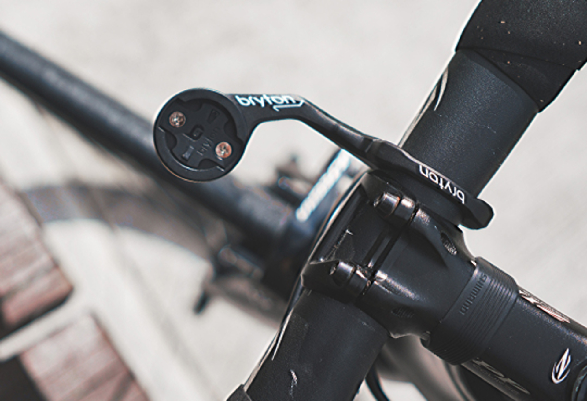 Bryton Front Stuurhouder RIder serie Zwart/Grijs