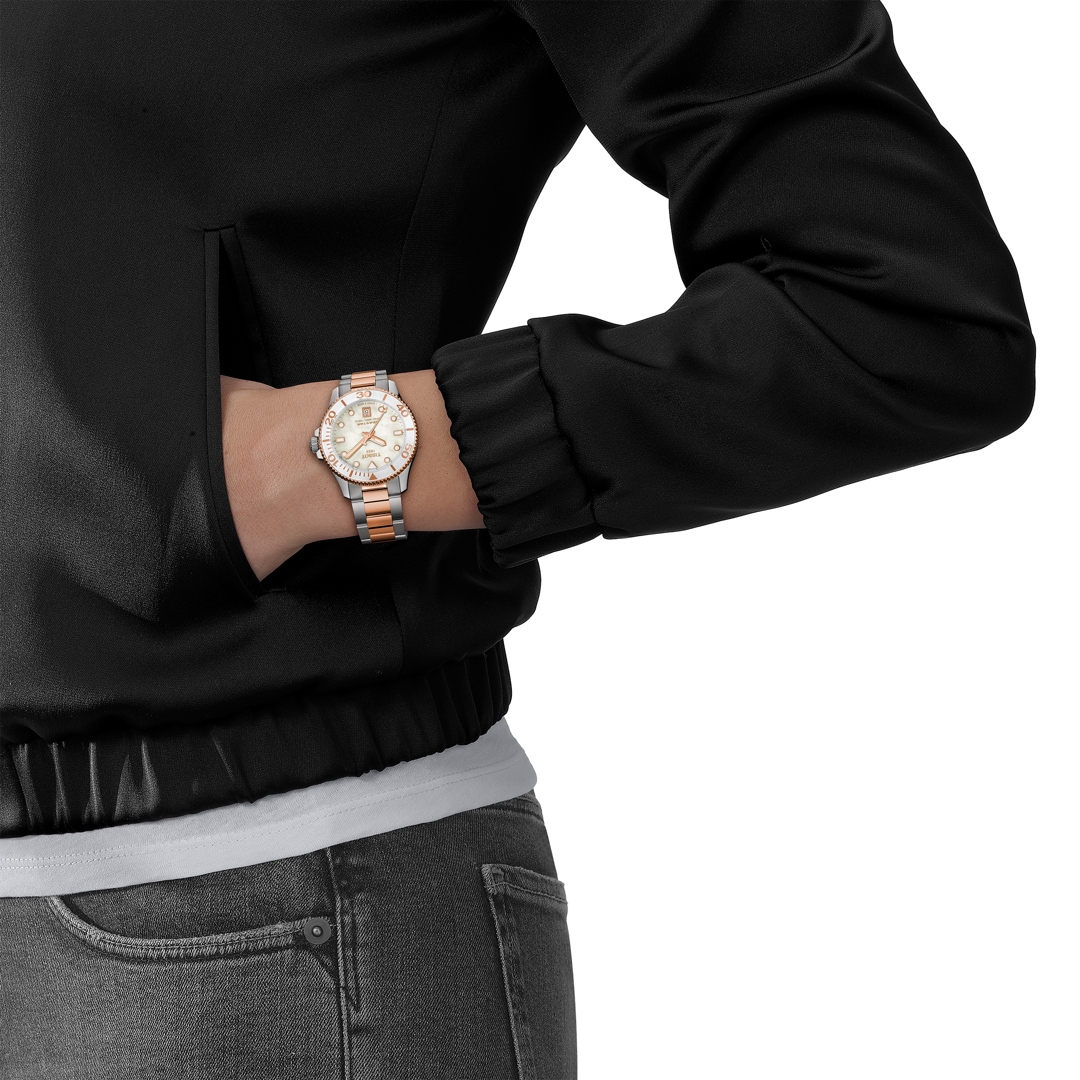 Tissot Seastar 1000 36mm Perlmutt / Bicolor