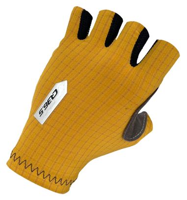 Gants Courts Q36.5 Pinstripe Jaune
