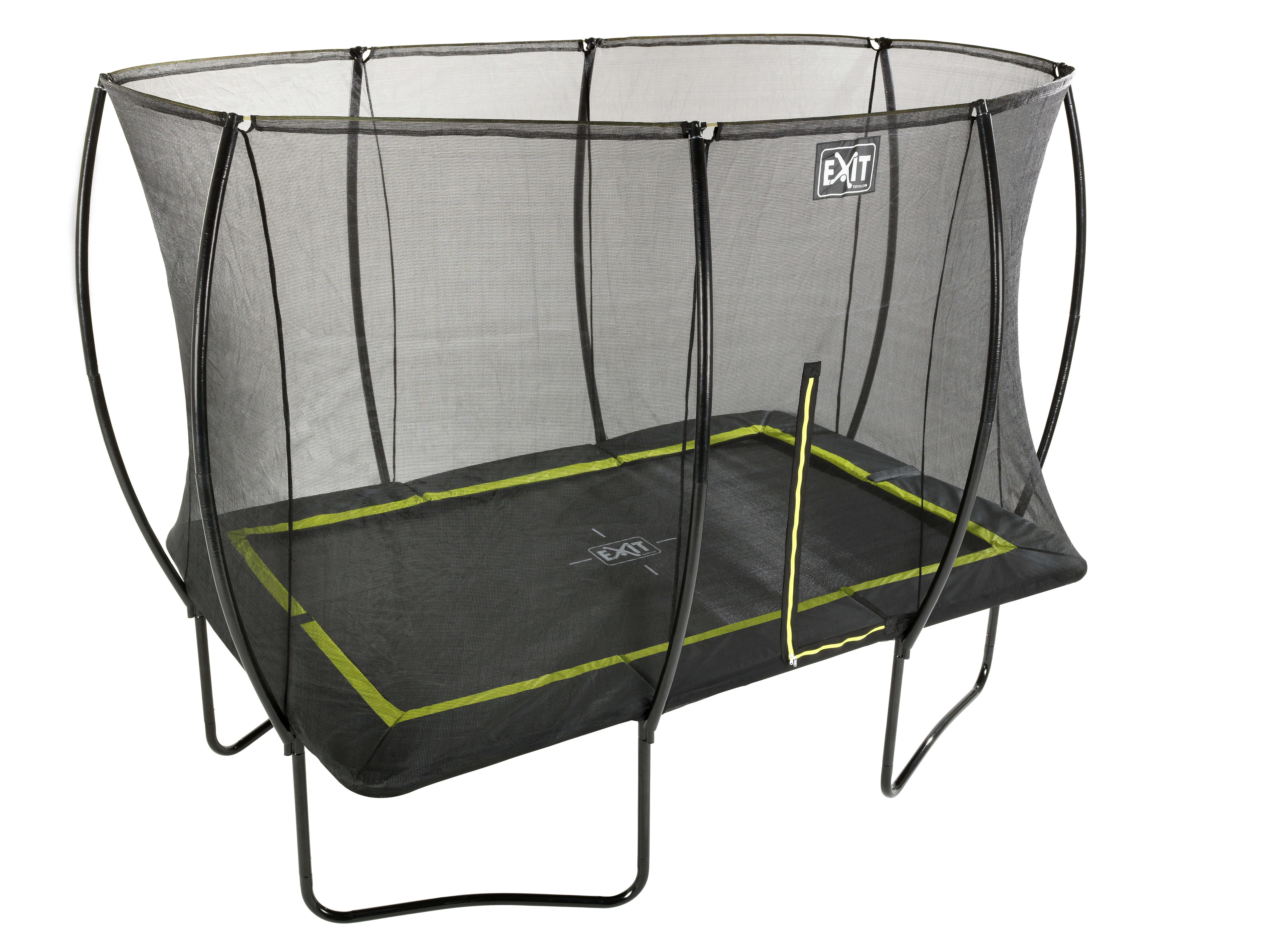 EXIT Silhouette - Trampoline - Zwart - 6x244x400 cm