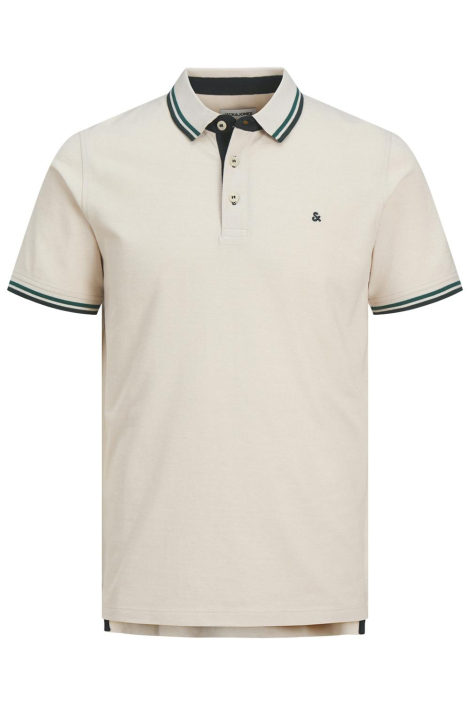 Jack & Jones beige heren polo