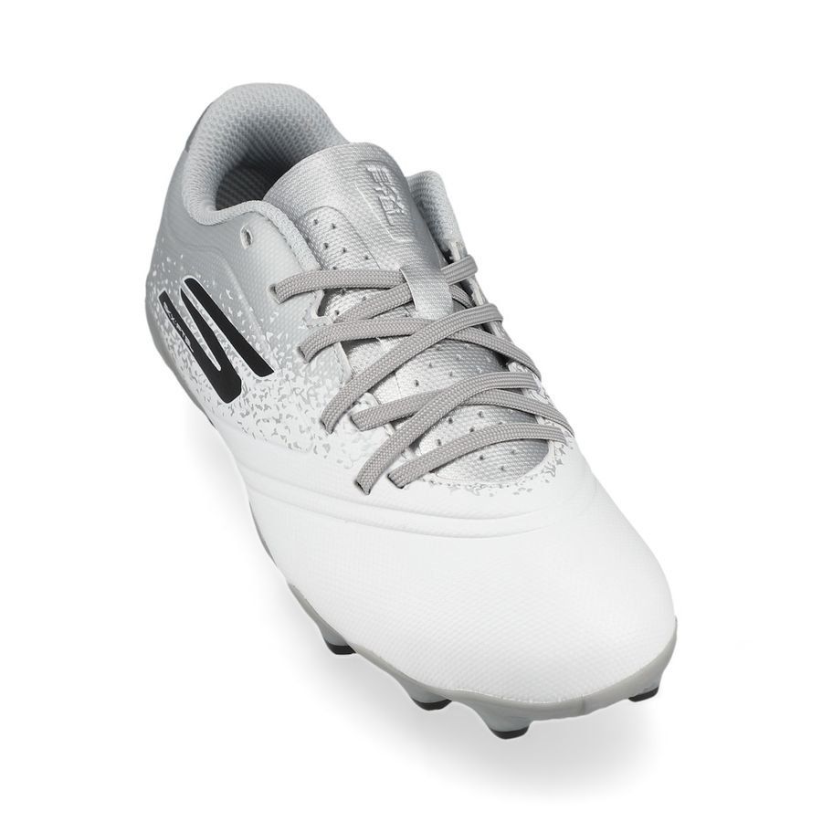 Skechers Razor 1.5 FG Electrum - Blanc/Argenté Enfant