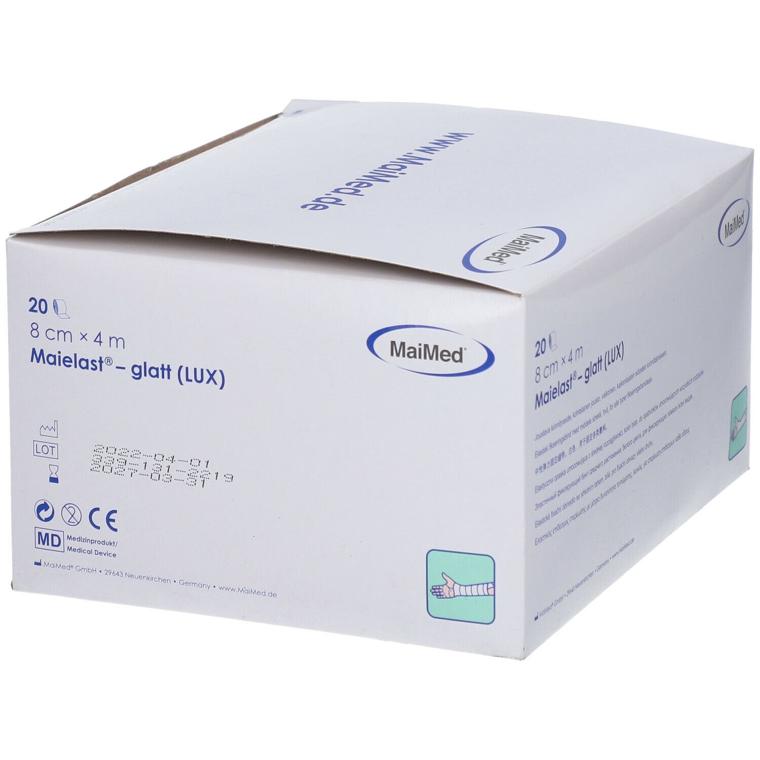 MaiMed® Maielast® - glatt LUX 8 cm x 4 m