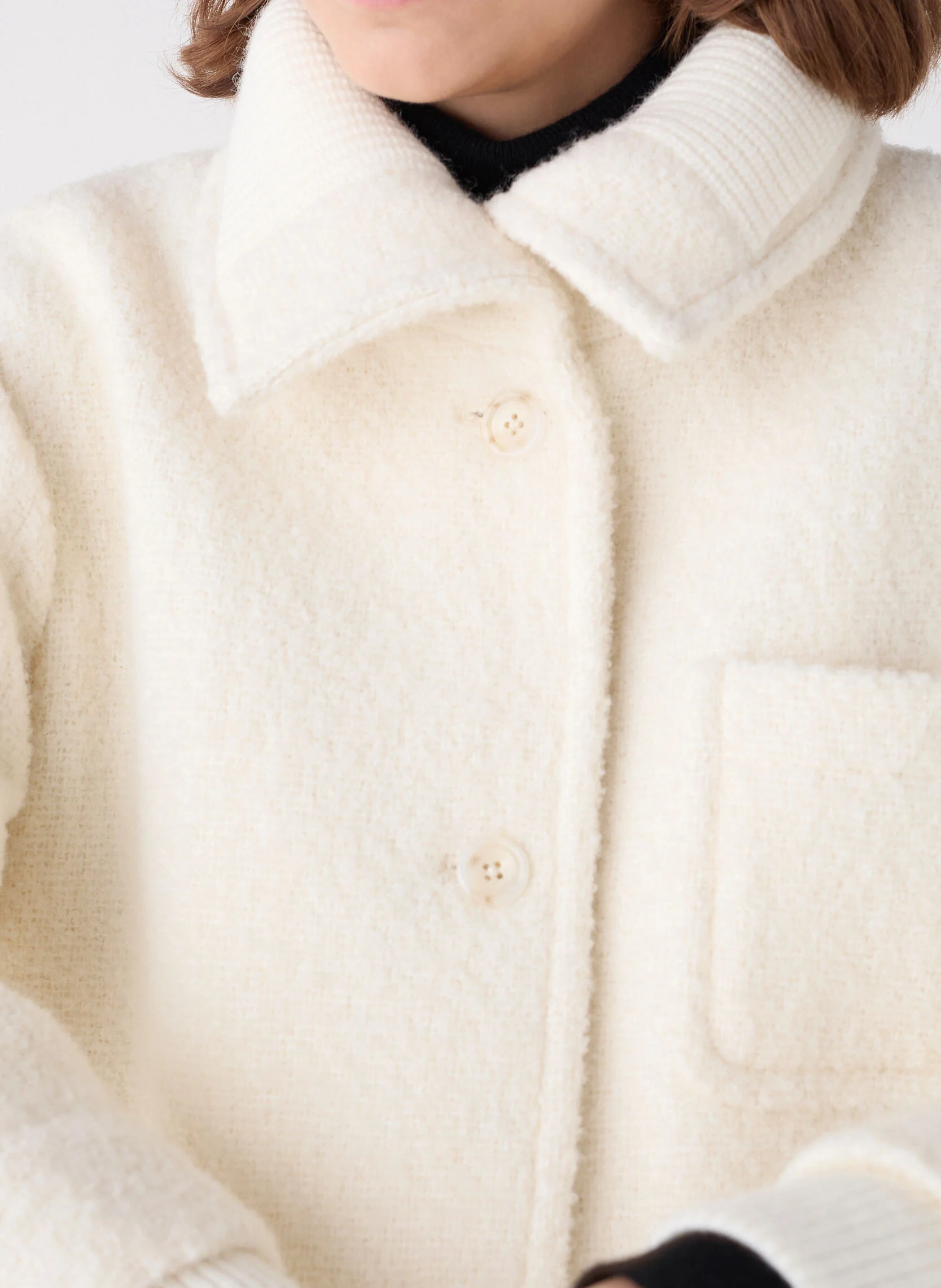 GOSPEL - Manteau droit | Blanc