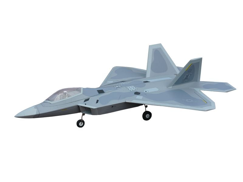 Amewi Impeller Jet XFly F-22 Raptor, 40 mm Twin EDF, PNP Semi-Scale Jet mit zwei 40 mm Impeller