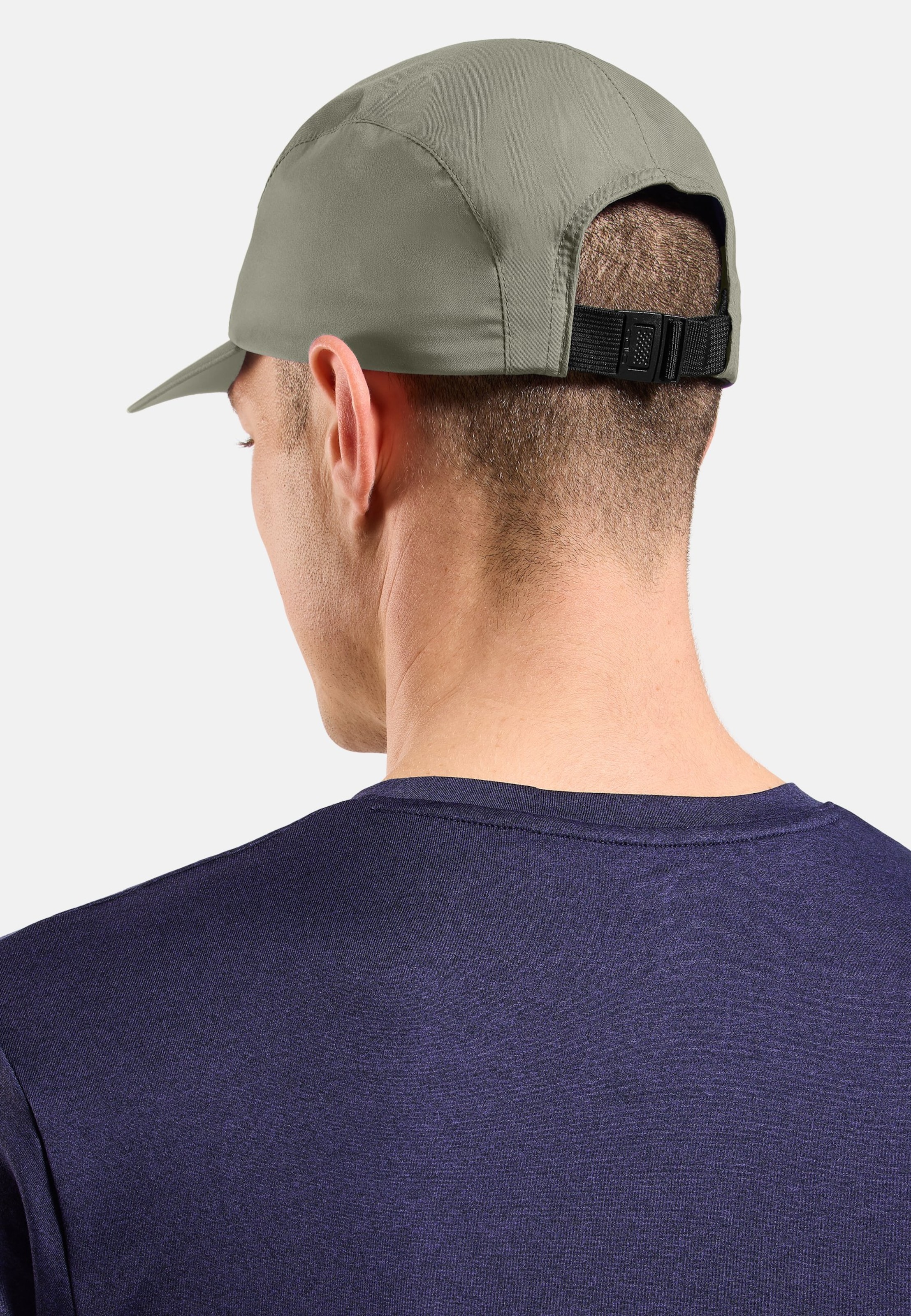 Wasserdichte Performance Laufcap in vetiver