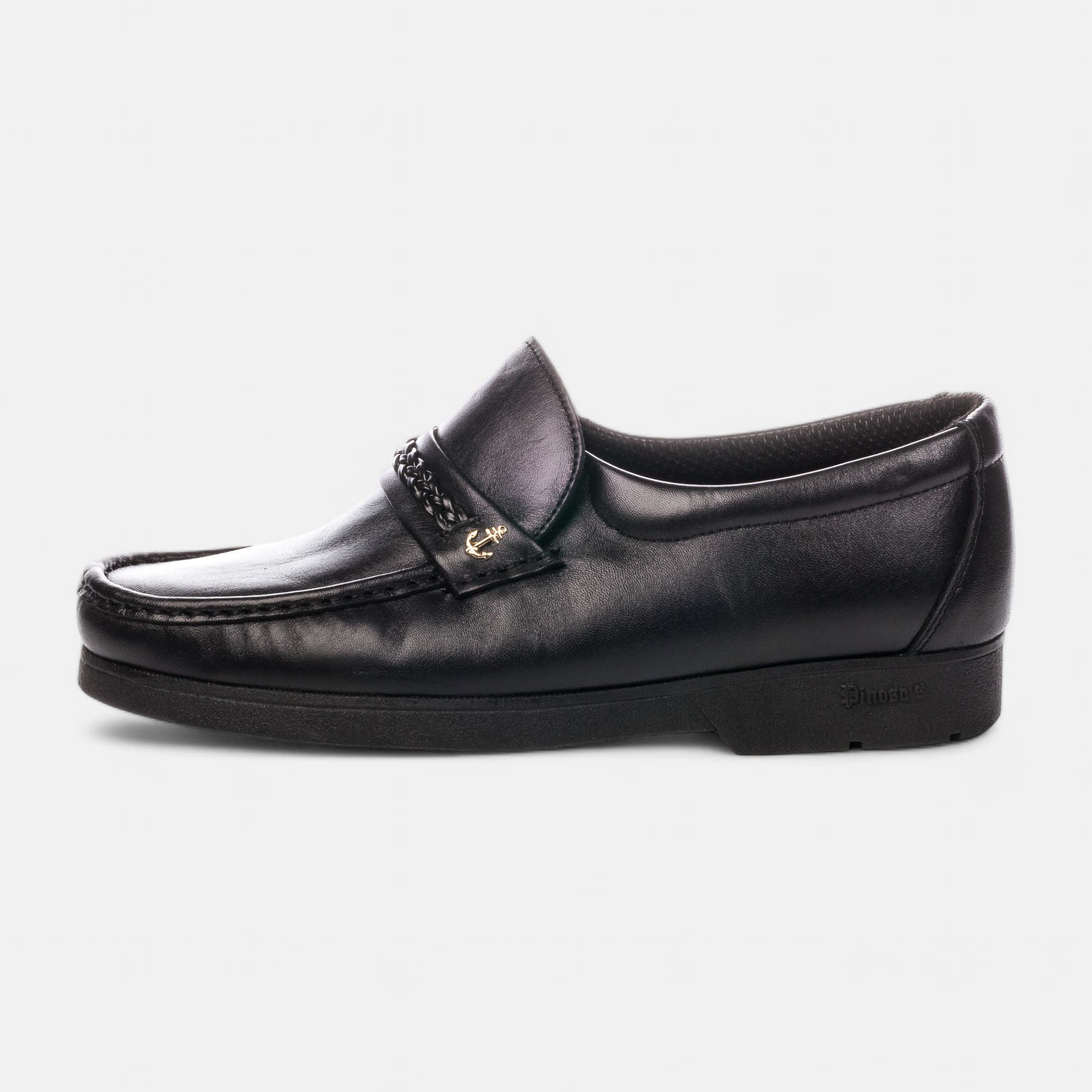 Mocassins Homme en cuir noir
