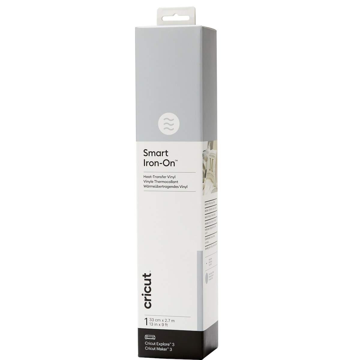 Cricut Smart Iron-On strykeark 33x273 (sølv)