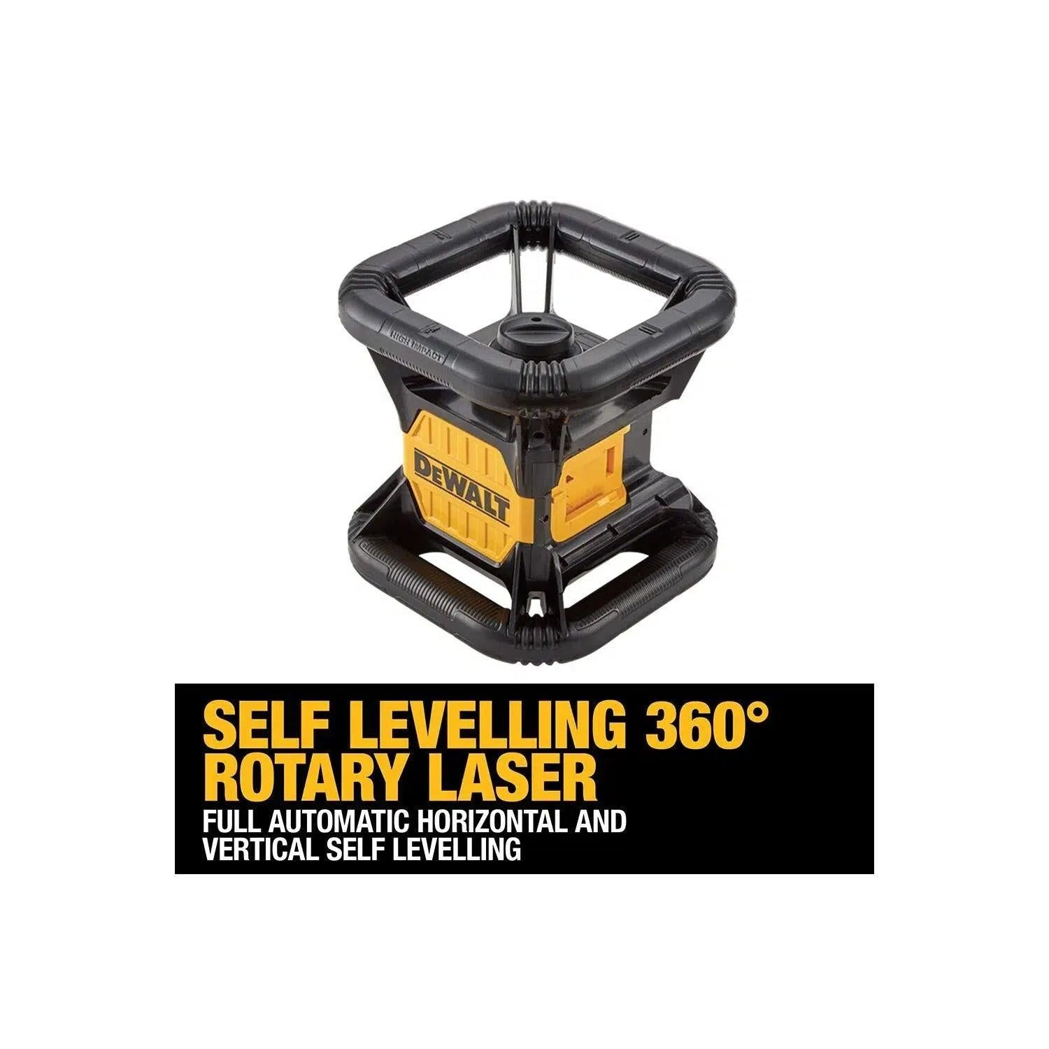 DeWALT DCE074D1R-SET Volautomatische roterende laser rood   statief   meetlat 18V XR 2.0Ah in TSTAK