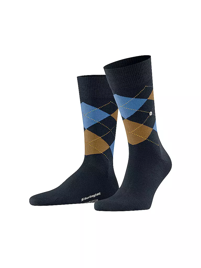 BURLINGTON Herren Socken EDINBURGH 40-46 dark night dunkelblau