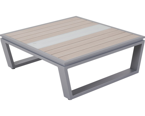 Garden Place Amelie 5-persoons tuinmeubelset bestaande uit: Tafel, aluminium, grijs