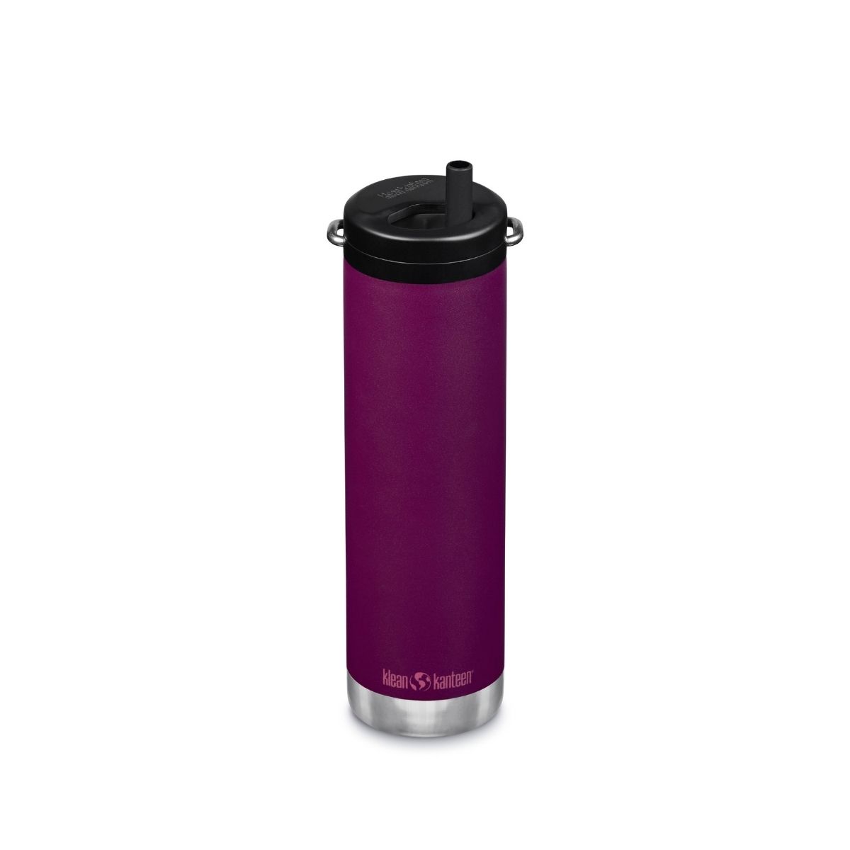 Garrafa térmica isolada Klean Kanteen Tkwide de 591 ml (20 oz) com tampa de rosca.