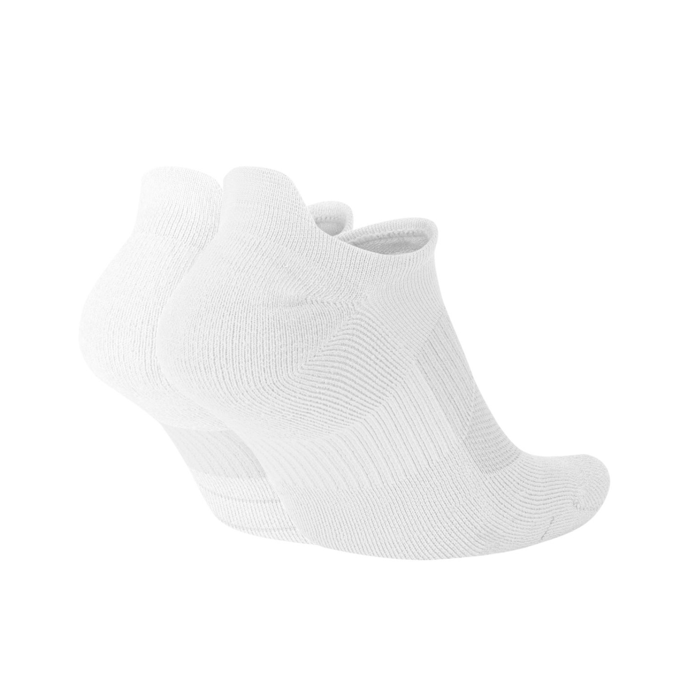 Nike Multiplier No-Show Enkelsokken 2-Pack Wit Zwart