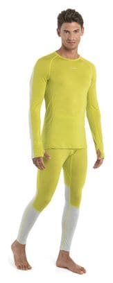 Sous-Maillot Manches Longues Icebreaker Merinos 125 ZoneKnit Jaune