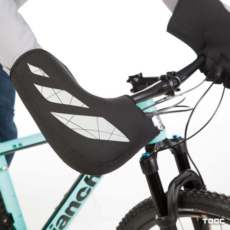 HANDGRIFF-ABDECKUNG MOUNTAINBIKE  schwarz