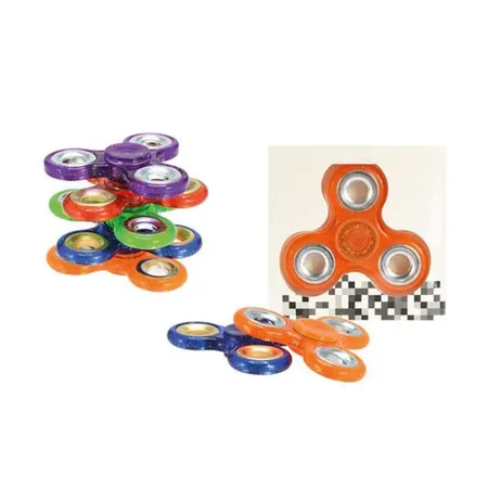 Toi-Toys Fidget Spinner Glitter, 1 Stück sortiert
