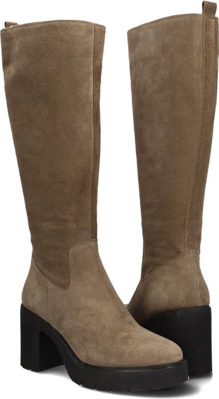 Unisa - Karena - Schoenen - Beige - Suède - Blokhak