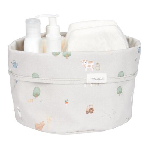 Panier de commode rond - Little Farm - LITTLE DUTCH