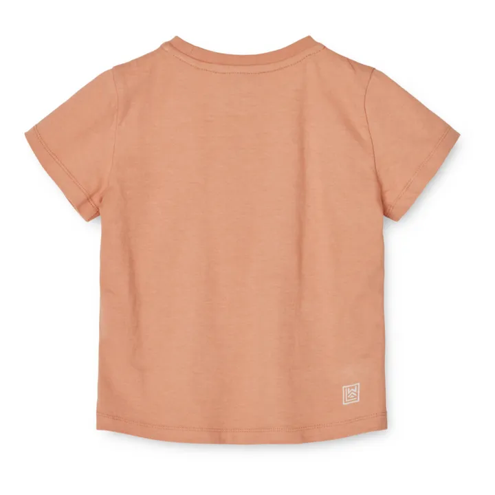 Liewood T-Shirt Manches Courtes Coton Bio Apia | Vieux Rose
