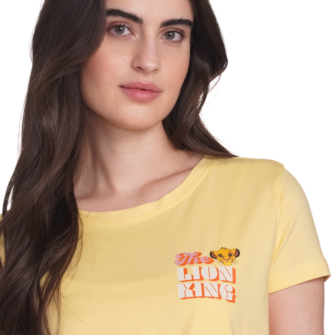 Gina Benotti Disney Classics T-Shirt mit großem Motiv hellgelb