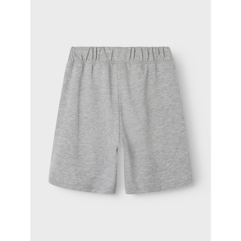 Køb Name It Grey Melange Cyber Sweat Shorts Noos