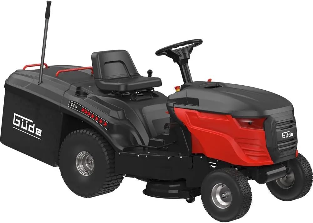 Güde Rasentraktor GAR 685 T Hydrostat, Luftbereifung, 210 L Fangsack, kraftvoll, komfortabel, wendig für große Rasenflächen, Garten, Parkanlagen