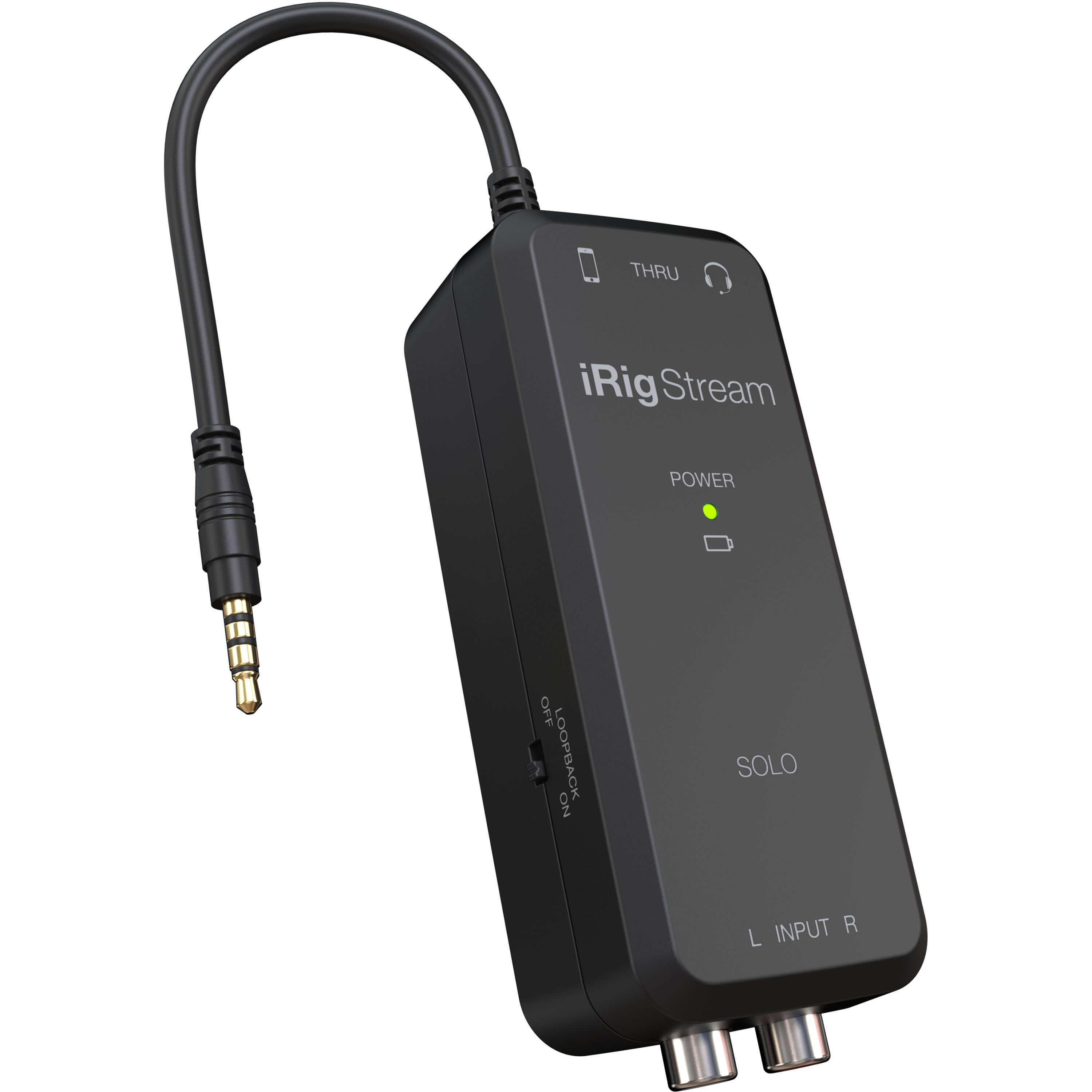 IK Multimedia iRig Stream Solo 3-in, mono-out streaming interface