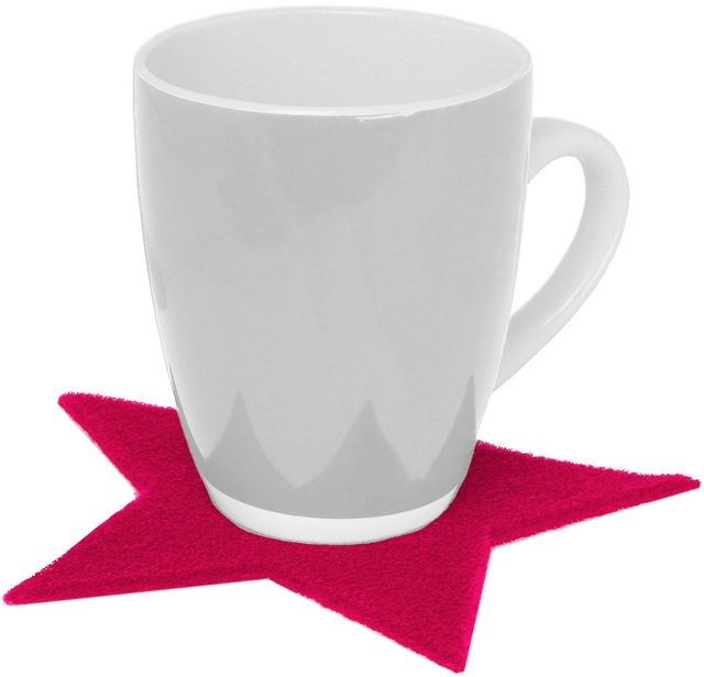 Primaflor-Ideen in Textil Platzset »Stern, Weihnachtsdeko« ideal als Untersetzer oder Tischdeko, Grösse 16,5 cm