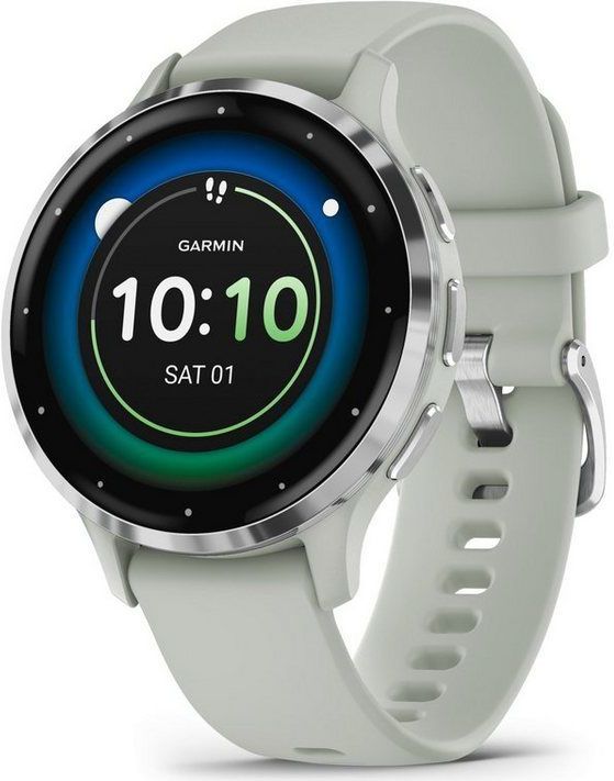 Garmin Venu 3s - Smartwatch - AMOLED - 10 Dagen Batterij - Spraakassistent - Sage Grey