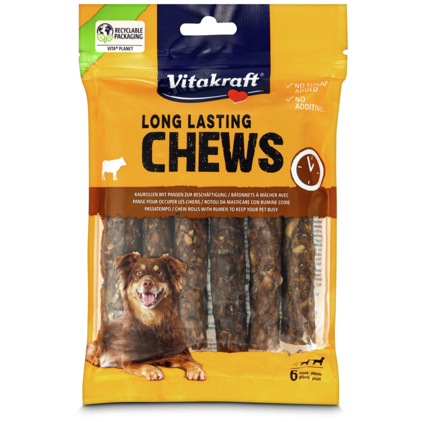 Vitakraft Chews Pansenkaurolle 6 Stück