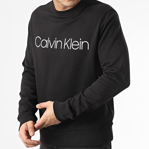 Sweat Crewneck Cotton Logo 4059 Noir