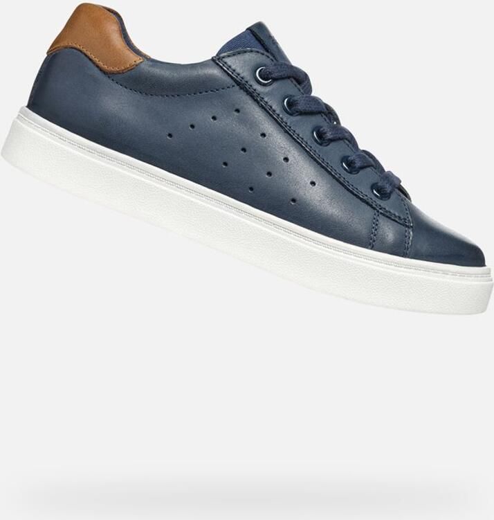 GEOX NASHIK JONGENS Sneakers MARINEBLAUW BRUIN
