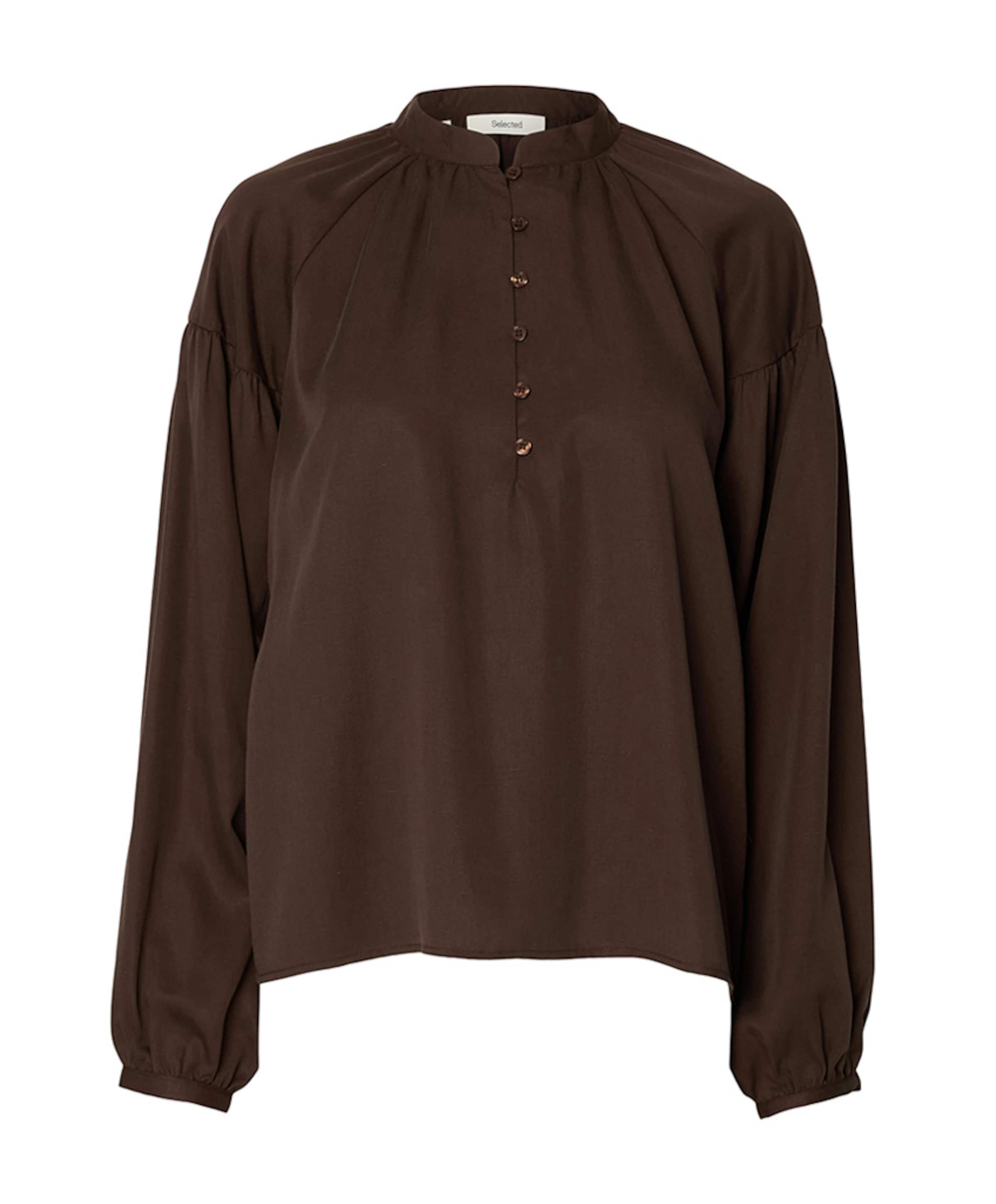 Selected Dames blouse bruin