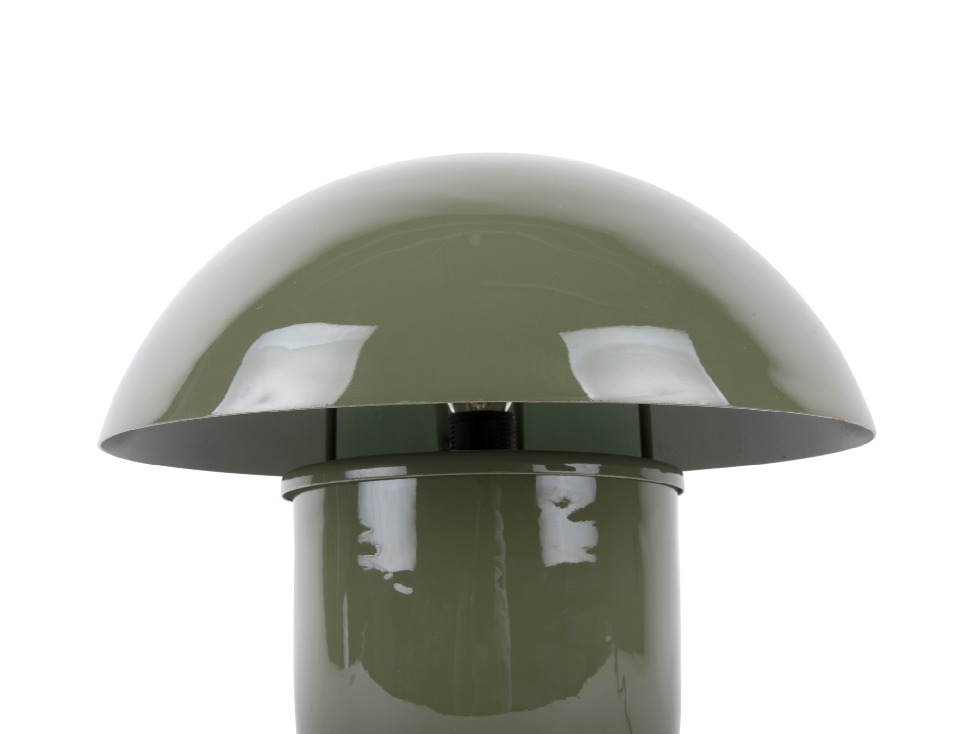 Table lamp Fat Mushroom enamel jungle green