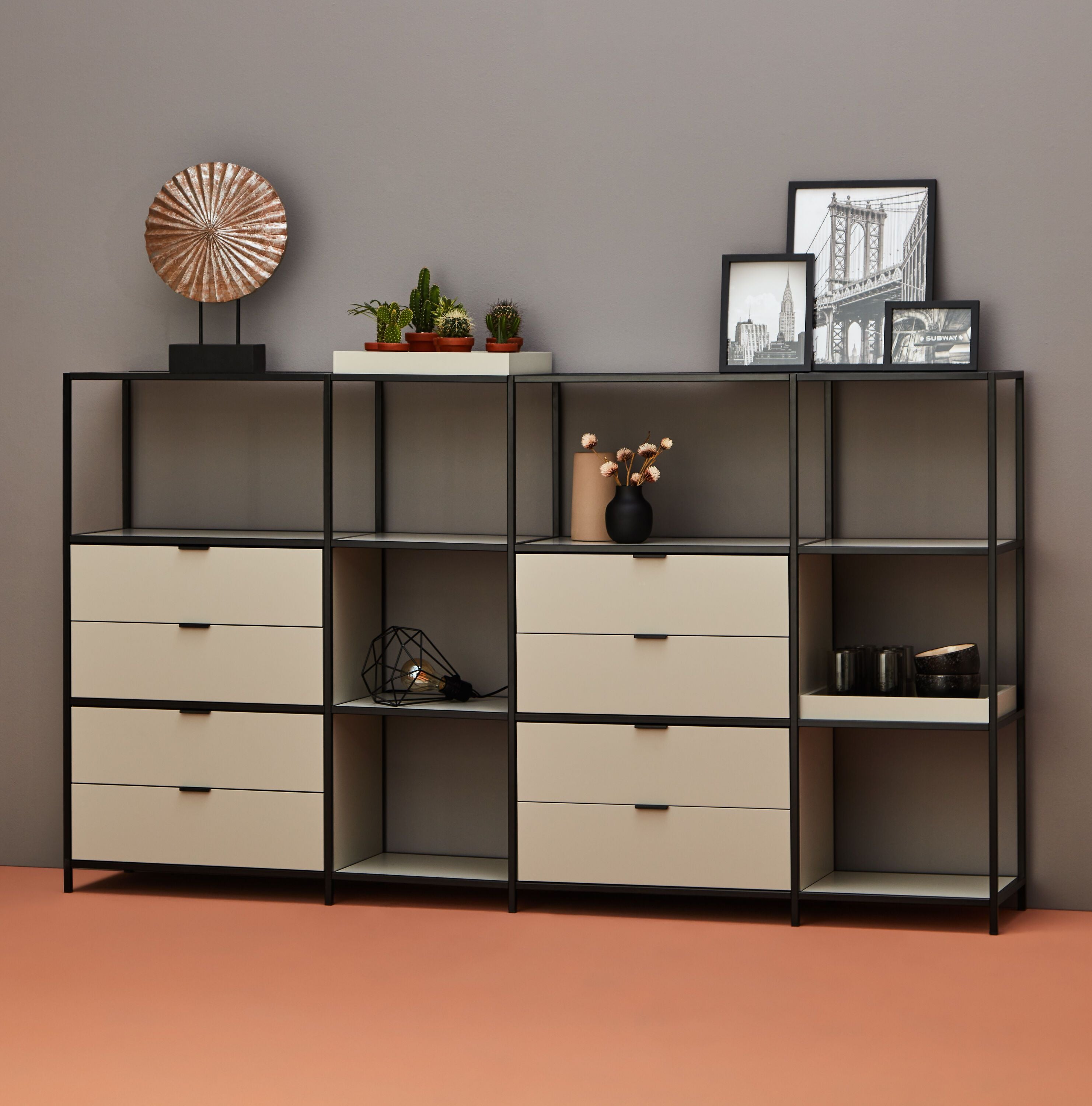 MILO Vase - Beige / H: 20.0 cm