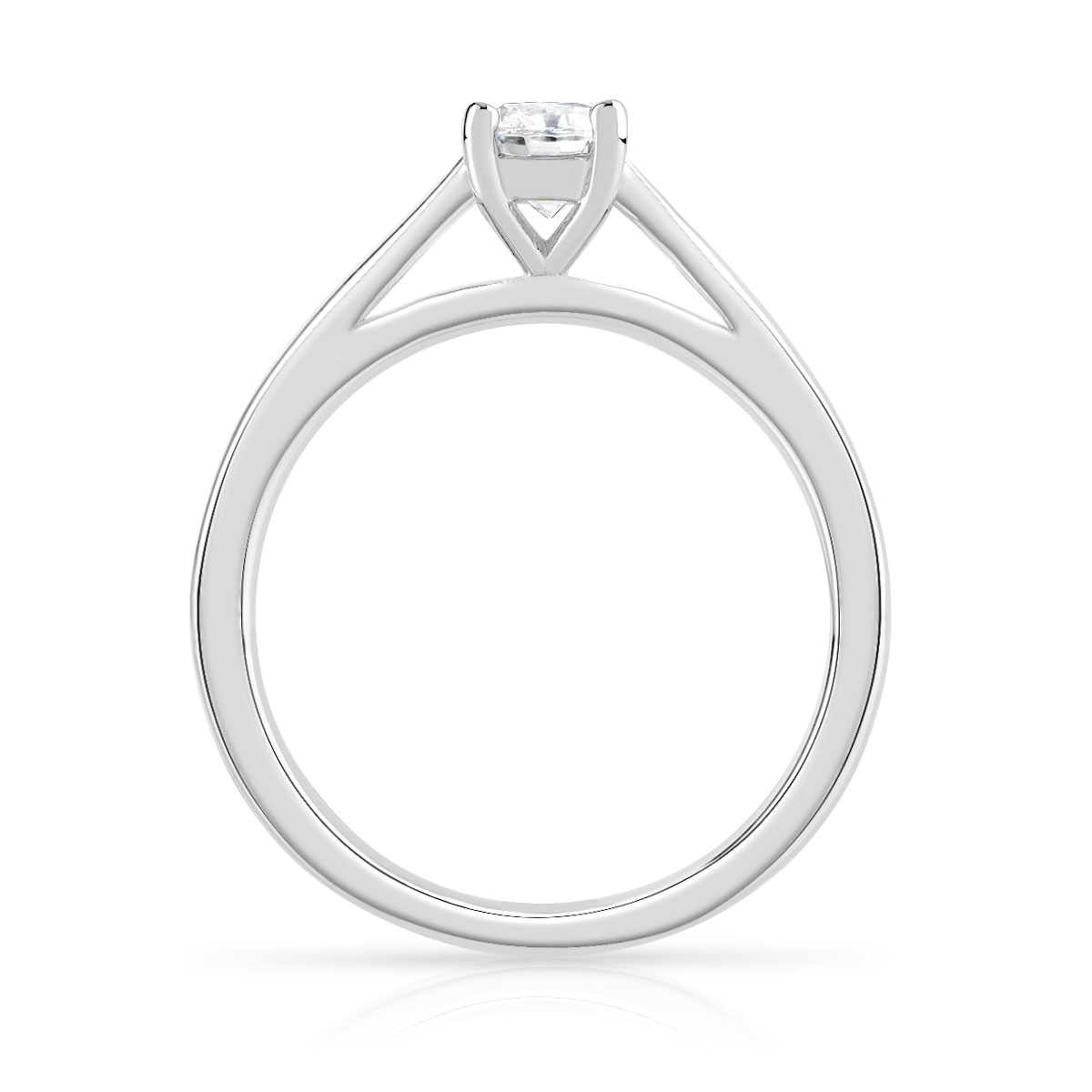 Solitaire argent 925 zirconia
