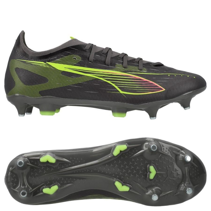 PUMA Ultra 5 Match SG Audacity - Matte Aged Silver/Jaune/Argenté