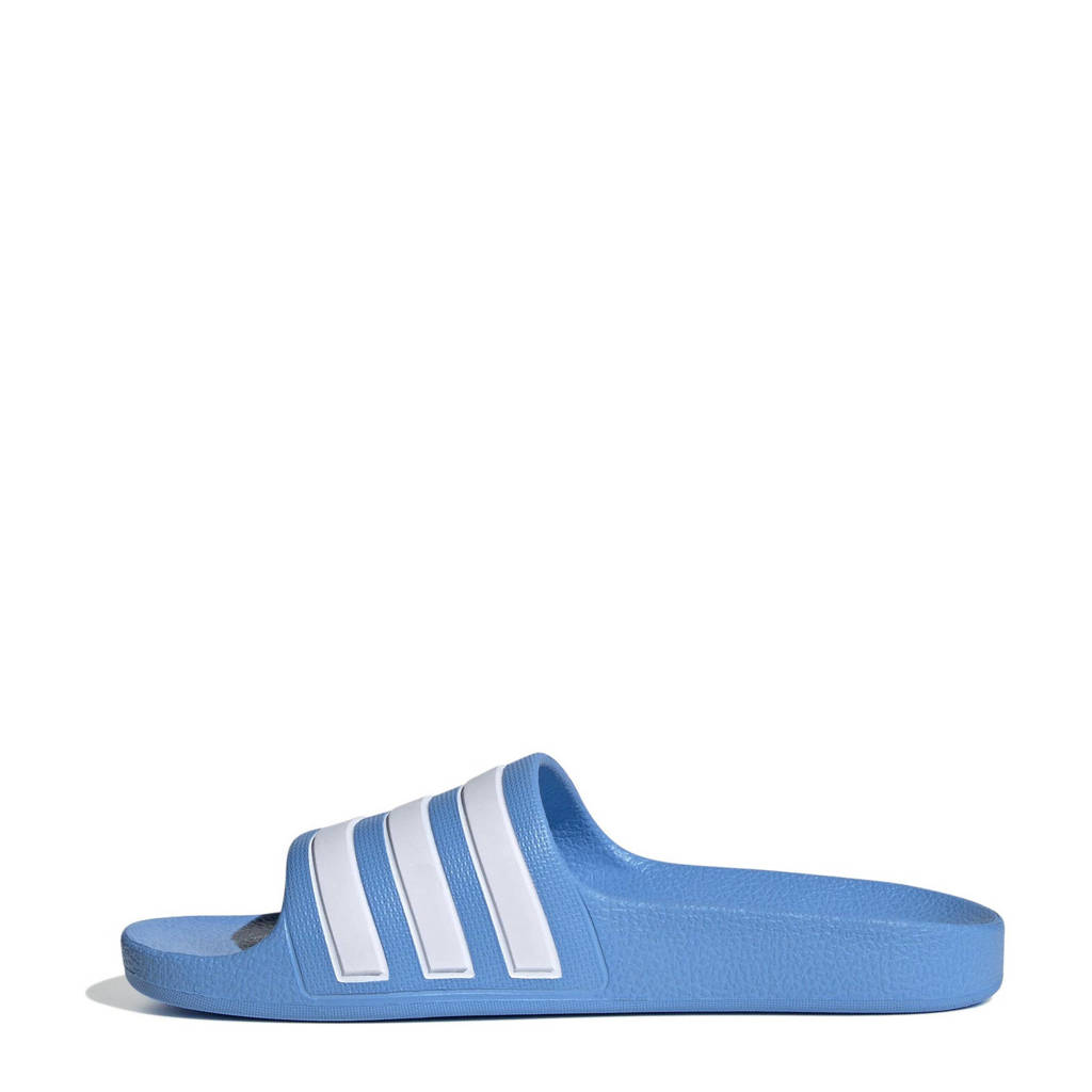 adidas Adilette Aquaslipper blauw/wit