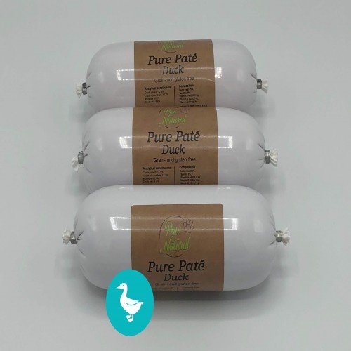 Patê de pato natural Paw para cães