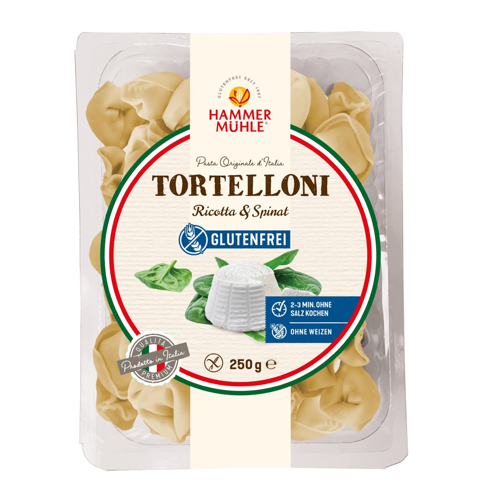 Hammermühle Tortelloni Ricotta und Spinat