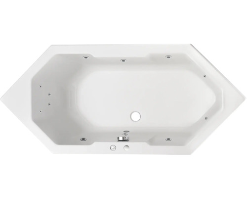 Whirlpool OTTOFOND York 80 x 180 cm glanzend wit 57250