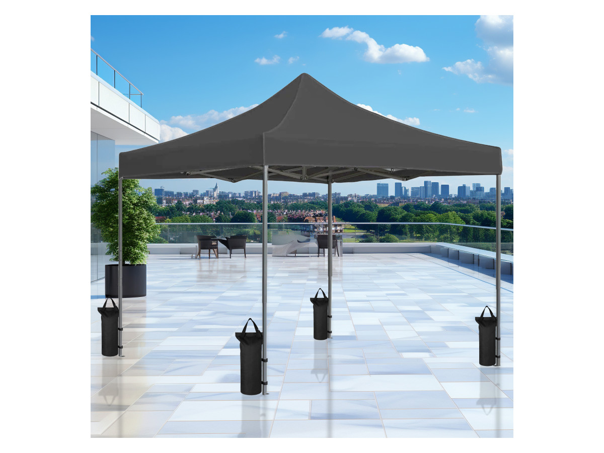 Brixy 3 x 3 meter opvouwbare partytent - Anhtracite