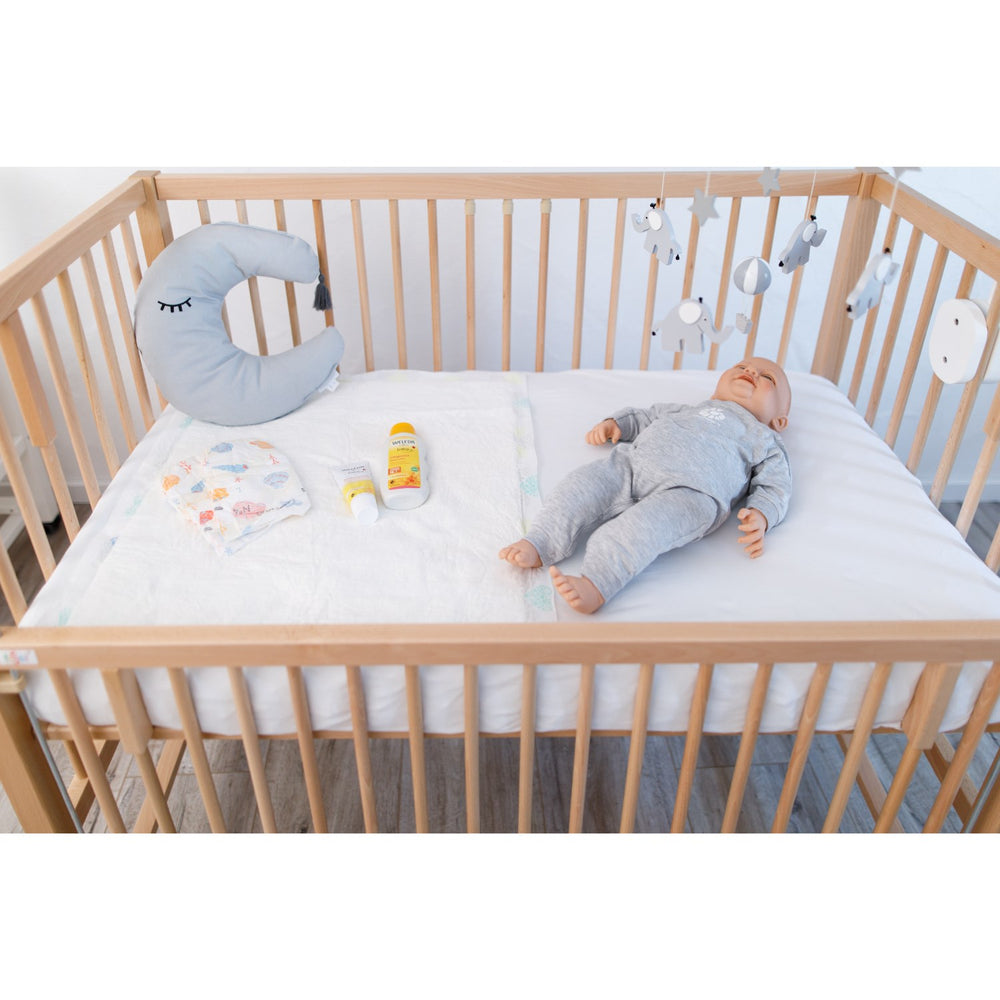 Køb tiSsi® Nature Hajo Bedside Crib Massiv Bøg