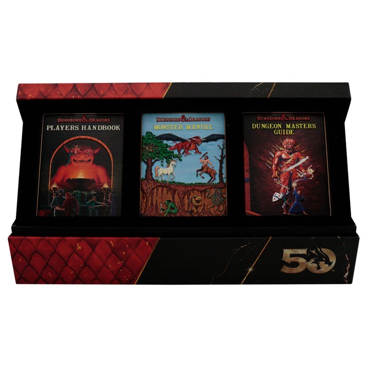Dungeons & Dragons 50th Anniversary 1st Edition Book Cover Ingot Set