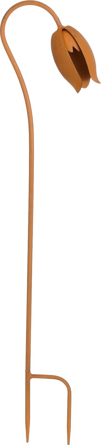 Mica Decorations tuinsteker Ferru tulp bruin 18 x 6,5 x 70 cm