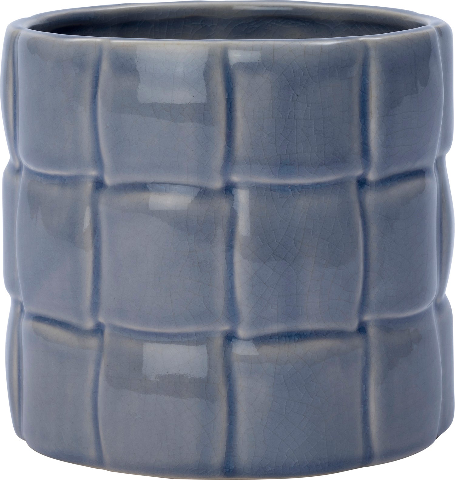 Intratuin bloempot Floris blauw D 8 H 7,5 cm
